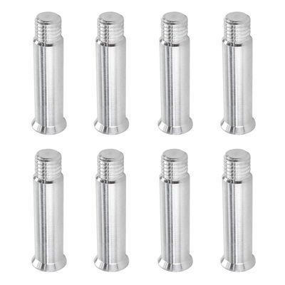 Bont Skates - 8pcs Aluminum Inline Skate Frame Axles - Wheel Screw Bolt Fittings Inline Speed Skating Racing Replacement