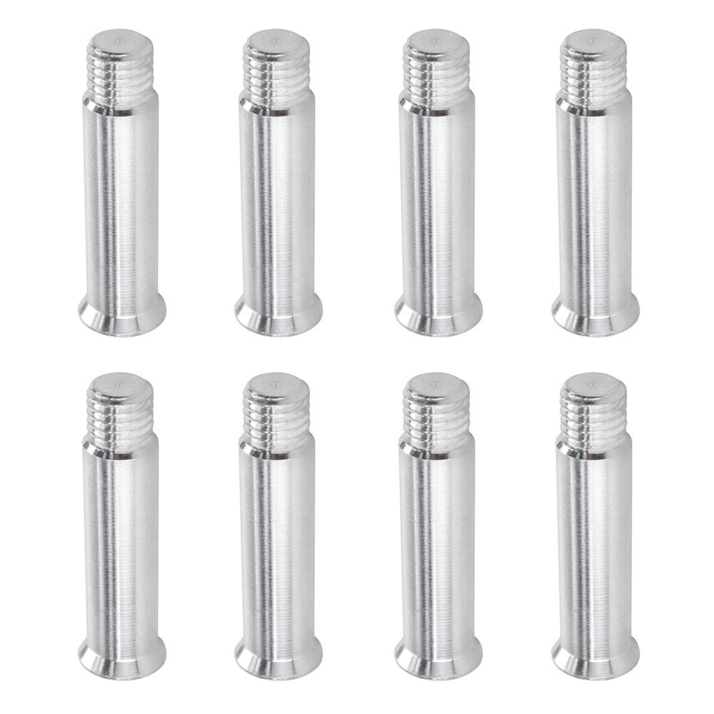 Bont Skates - 8pcs Aluminum Inline Skate Frame Axles - Wheel Screw Bolt Fittings Inline Speed Skating Racing Replacement