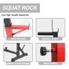 PLKO Multi-Function Squat Press Barbell Rack Stand, Height Adjustable BarbellMax Load 550lbs,Fitness Exercise Equipment Home Gym view 3