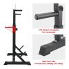 PLKO Multi-Function Squat Press Barbell Rack Stand, Height Adjustable BarbellMax Load 550lbs,Fitness Exercise Equipment Home Gym view 4