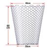 Prox PX89419C60 Replacement Rubber Landing Net for Type 19, 23.6 inches (60 cm) Deep, Net Clear view 2