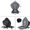 PenBan Universal Deluxe Kayak Seat Cushion with Storage Bag for Kayak,Padded Boat,SUP,Canoe,Fishing Boat,Seats with 4 Adjustable Straps(1 Pack Gray) view 3