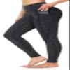 Heathyoga Leggings with Pockets for Women Tummy Control High Waisted Yoga Pants Women Compression Workout Leggings Ink view 4