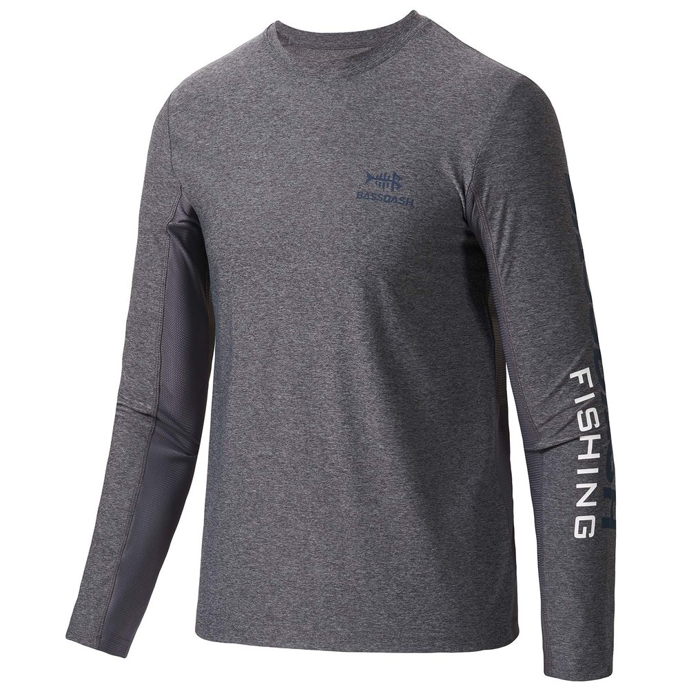 BASSDASH Youth Fishing T Shirts UPF 50+ Long Sleeve Performance UV Protection Tee for Boys Girls
