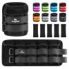 Adjustable Ankle Weights 1-20 LBS Pair with Removable Weight for Jogging, Gymnastics, Aerobics, Physical Therapy, Resistance Training|Each 2-10 lbs, Total 20LBS, Black view 1