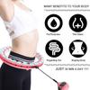 DOUDOUR Weighted Smart Hoop for Adults and Kids Exercising, Adjustable Auto-Spinning Fitness Hoop,Pink,24 Sections view 3