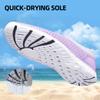 DOUSSPRT Women's Water Shoes Quick Drying Sports Aqua Shoes Purple Size 9 view 4