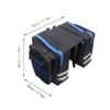 Garneck Handlebar Bag Cycling Trunk Bag for Bike Durable 840d Reflective Straps Rear Seat Pannier view 2