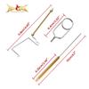 HERCULES Fly Tying Kit - Bobbin Thread Holder, Wire Threader, Knot Whip Finisher, Hackle Plier, Bodkin, Lure Making Accessories (5pcs) view 2