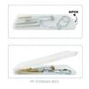 HERCULES Fly Tying Kit - Bobbin Thread Holder, Wire Threader, Knot Whip Finisher, Hackle Plier, Bodkin, Lure Making Accessories (5pcs) view 4