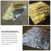 BESPORTBLE Thermal Survival Blanket Aluminum Foil Emergency Rug Twin Bed Blanket Camping Tarps Insulated Carpet view 4