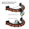 KastKing V10 Rod Rack with Spooling Station, Wall Mounted Fishing Rod/Combo Rack, Holds 10 Combos, Line Spooling Tool for Spinning and Casting Reels (2pcs Line Boss Included) view 2