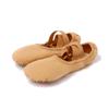 MSMAX Dance Flats Performa Stretch Tan Ballet Slipper for Girls 1.5 M US Little Kid view 1