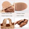 MSMAX Dance Flats Performa Stretch Tan Ballet Slipper for Girls 1.5 M US Little Kid view 4