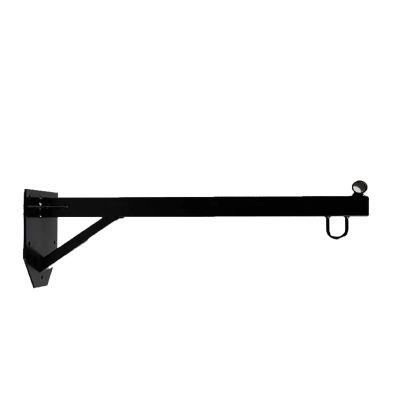 SHIJINHAO Heavy Punch Bag Wall Bracket,Multifunctional Dual Purpose Wall Mount Detachable Fitness Training Steel Indoor Household Horizontal bar Pull-ups (Color : Black, Size : 100x23x67cm)