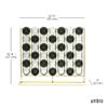 Umbra STAX Four-in-A-Row Table Game for Adults, Brass view 3