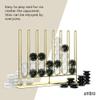 Umbra STAX Four-in-A-Row Table Game for Adults, Brass view 4