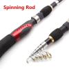 H/A ZYHYD New 1.65m Telescopic rotatable Rotating Carbon cast Casting Fishing Rod ice Fishing Rod sea Rod ZYHYD (Size : Spinning Rod) view 2