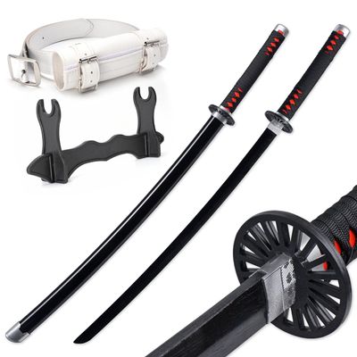 Zisu Anime Tanjiro Sword, About 41 inches, Hashira Pillars & Protagonist Sword, Anime Original Texture (Black-Tanjirou)