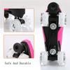 Adults Roller Skates Artistic, Classic Women Quad Skates, High-Top Adjustable Rollerskates for Children Kids Teenagers,Flash Wheel-UK 9.5/EU 45 view 3