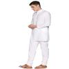 SETHUKRISHNA MENS WHITE KURTA WITH PYJAMA view 1