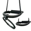 Flexible Fit Equestrian Black Snaffle Bridle 'Dene' Cob view 4
