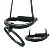 Flexible Fit Equestrian Black Snaffle Bridle 'Sophia' Horse view 4