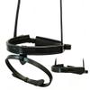 Flexible Fit Equestrian Black Snaffle Bridle 'Zion' Cob view 4