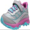Merrell Unisex Kid's Moab Speed Low Alternative Closure Waterproof Hiking Shoe, Grey/Silver/Turq, 7 Medium view 1