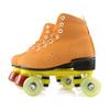 Adult Double Row Roller Skates, Girls Roller Skates, Four PU Wheel Cowhide Quad Skates, for Women Beginner Indoor and Outdoor,Transparent-UK 2/EU 34 view 4