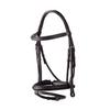 Flexible Fit Equestrian Black Snaffle Bridle 'Jackson' Oversize view 2