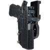 Pro Heavy Duty Competition Holster fits Staccato C2 (Right-Hand Draw, Black/Carbon Fiber) view 1
