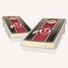 Utah Stained Stripe Cornhole Set - Include Hole Lights + Score Tower view 1