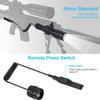 Tactical Flashlight with Picatinny Rails Mount and Pressure Switch, 5 Modes Super Bright USB Rechargeable Flashlight Waterproof Scout Light Torch for Outdoor Hiking view 3
