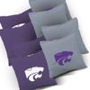 Skip's Garage Kansas State Themed Slanted Cornhole Set - Include Hole Lights + Score Tower view 3