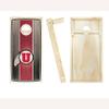 Utah Stained Stripe Cornhole Set - Include Case + Edge Lights + Score view 2
