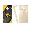 Skip's Garage Iowa Hawk Swoosh Cornhole Set - Include Edge Lights + Score Tower view 2