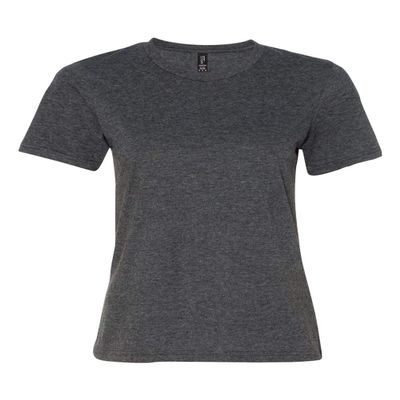 Anvil Womens Lightweight T-Shirt, S, Heather Dark Grey