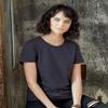 Anvil Womens Lightweight T-Shirt, S, Heather Dark Grey view 4