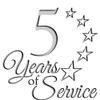 Crown Awards Real Crystal 7" 5 Years of Service Trophy, Custom Engraved 5 Years of Service Greenwhich Arrowhead Crystal Award, Choose Your Own Engraving Text, Prime view 2