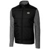 Cutter & Buck Men's Black Green Bay Packers Stealth Full-Zip Jacket view 1