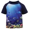 Hudson Baby Unisex Swim Rashguard Set, Boy Coral Reef, 9-12 Months view 2