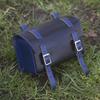 London Craftwork Bicycle Tool Bag Genuine Leather Vintage Retro Bicycle in Black Blue Box-bl-Blue view 2