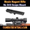 Mosin Nagant 2-7x32 Long Eye Relief Scope + Scout Rail Mount for Mosin Nagant 91/30 M38 M44 1891 91/30 1891/30 Rifles +1 Inch Ring + 7.62 x 54R Caliber Cartridge view 4