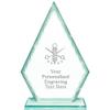 Real Crystal 7" Barber Trophy, Custom Engraved Barber Greenwhich Arrowhead Crystal Award, Choose Your Own Engraving Text, Prime view 1