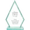 Real Crystal 7" Making A Difference Trophy, Custom Engraved Making A Difference Greenwhich Arrowhead Crystal Award, Choose Your Own Engraving Text, Prime view 1