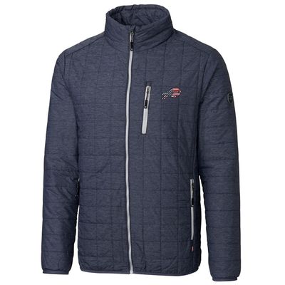 Cutter & Buck Men's Navy Buffalo Bills Americana Rainier Full-Zip Jacket