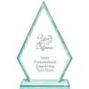 Real Crystal 7" You Make A Difference Trophy, Custom Engraved You Make A Difference Greenwhich Arrowhead Crystal Award, Choose Your Own Engraving Text, Prime view 1