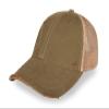YPO Rhino ODM Cap: Over-Dye Distressed Unstructured Mesh Back Plastic Snap Baseball Cap (96, Olive) view 1
