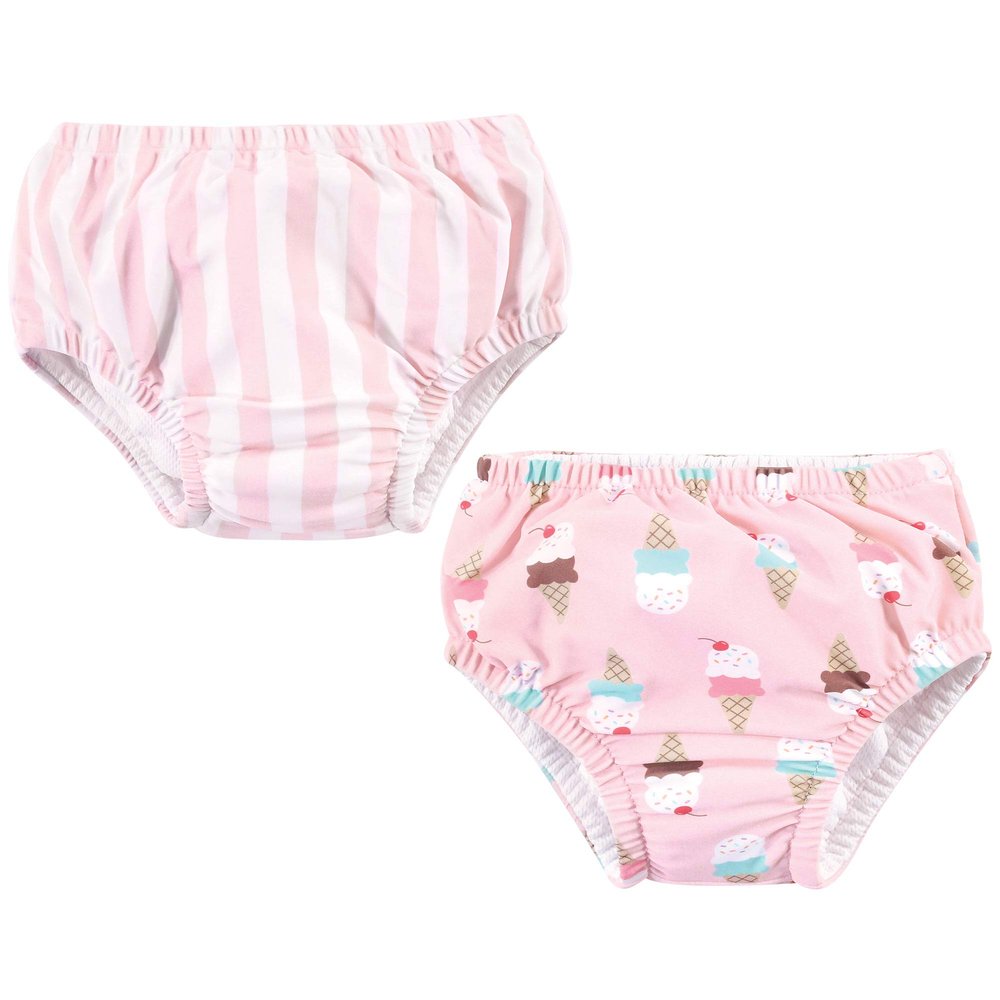 Hudson Baby Unisex Baby Swim Diapers, Ice Cream Cone, 4 Toddler